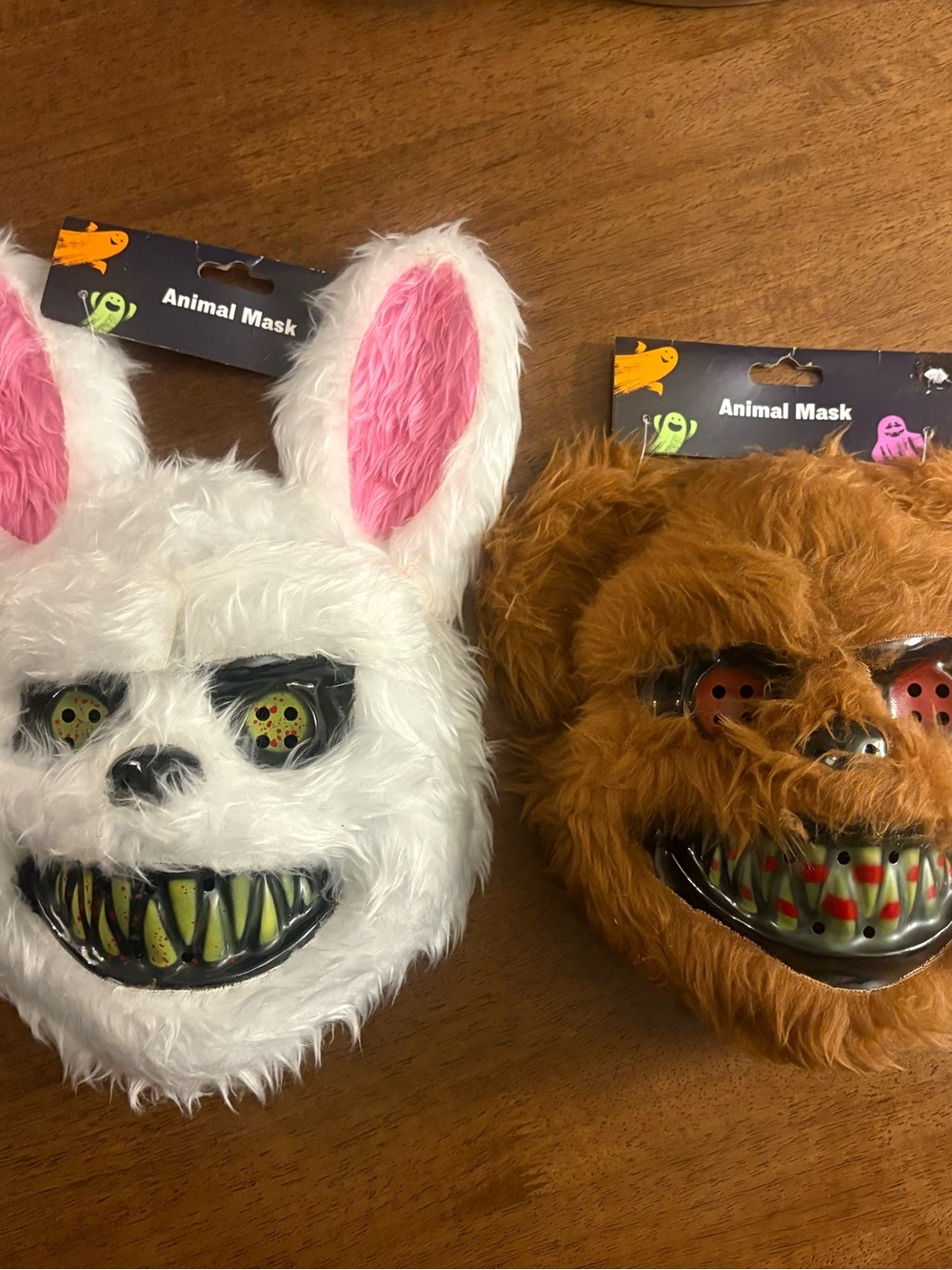 2 Mask from Five Nights at Freddy’s Killer Bunny & Furry Brown Bear